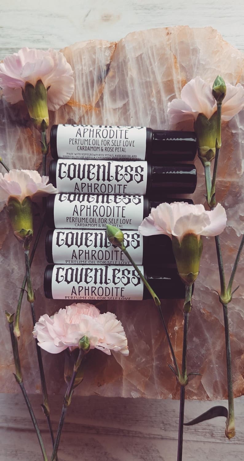 Aphrodite - Covenless Botanicals Perfume Bottle