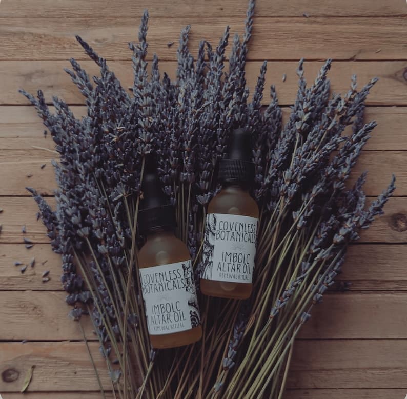 Imbolc Altar by Covenless Botanicals