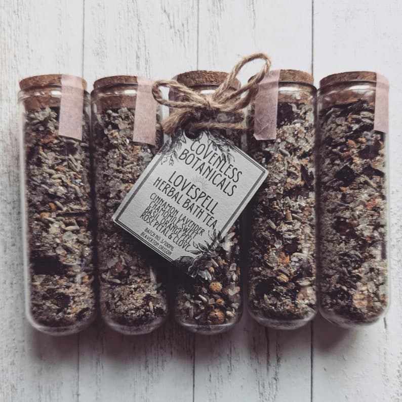 Lovespell Bath Tea by Covenless Botanicals