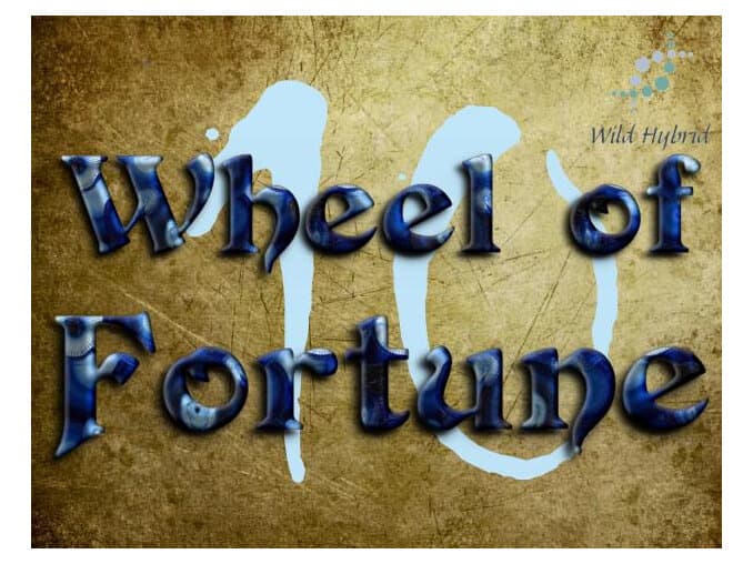 10 - Wheel Of Fortune Perfume Bottle