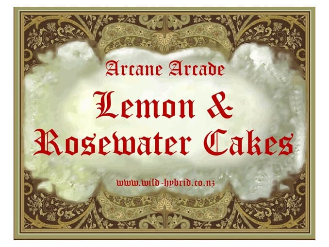 Lemon & Rosewater Cakes Perfume Bottle
