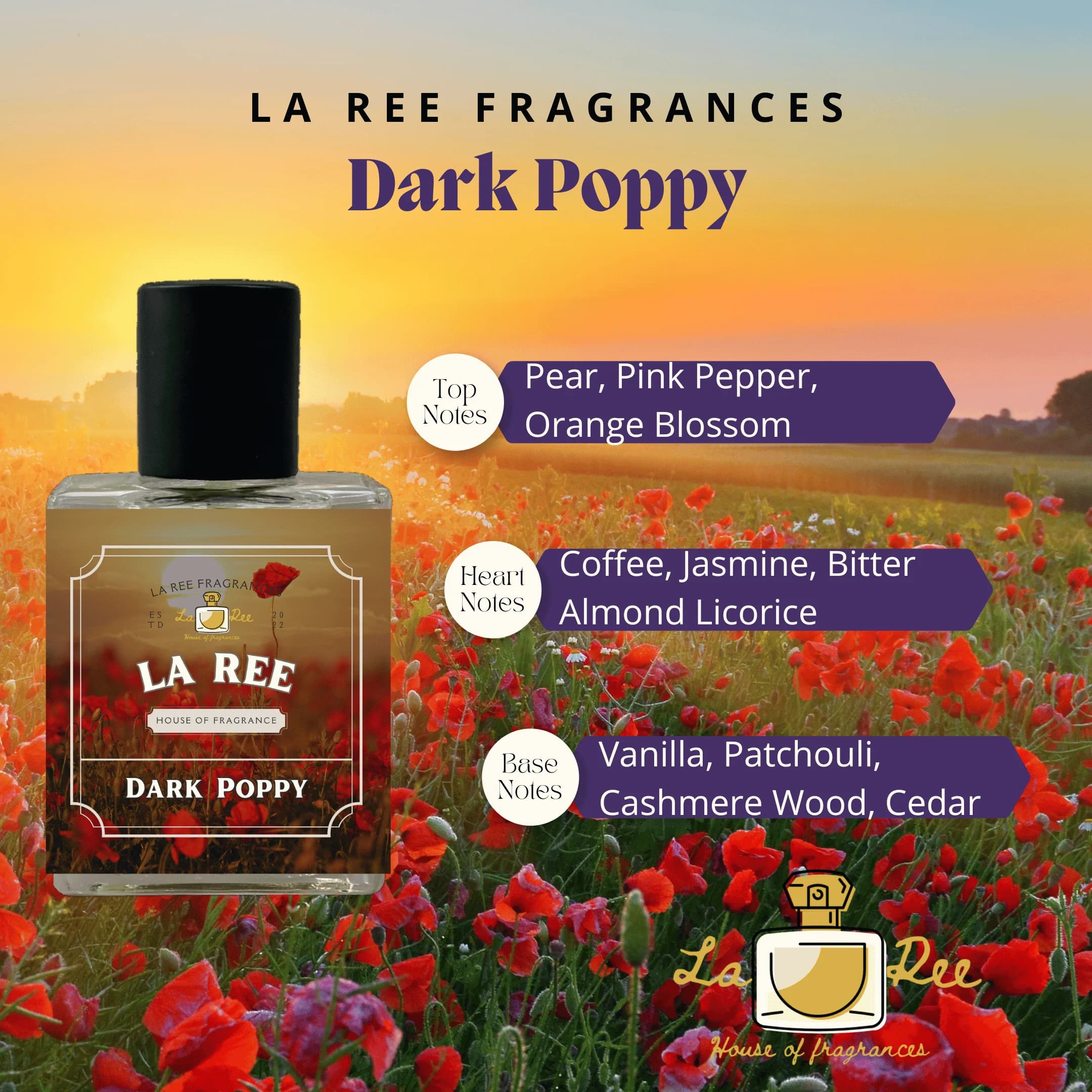 Dark Poppy - La Ree Fragrances by La Ree Fragrances