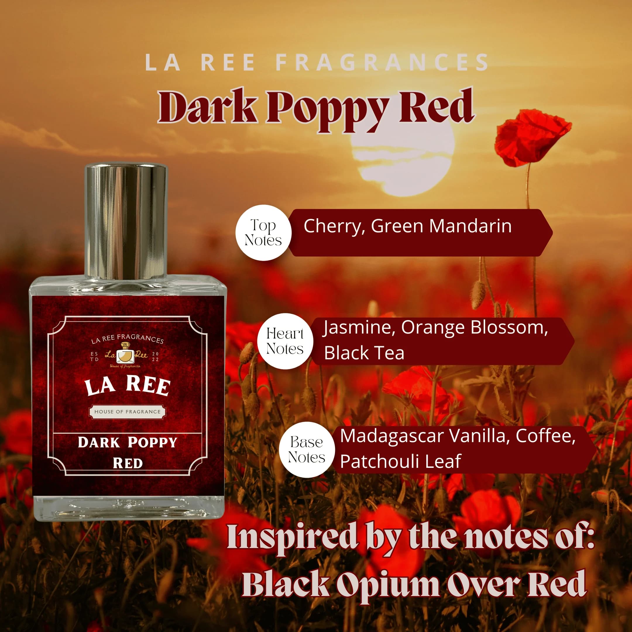 Dark Poppy Red by La Ree Fragrances