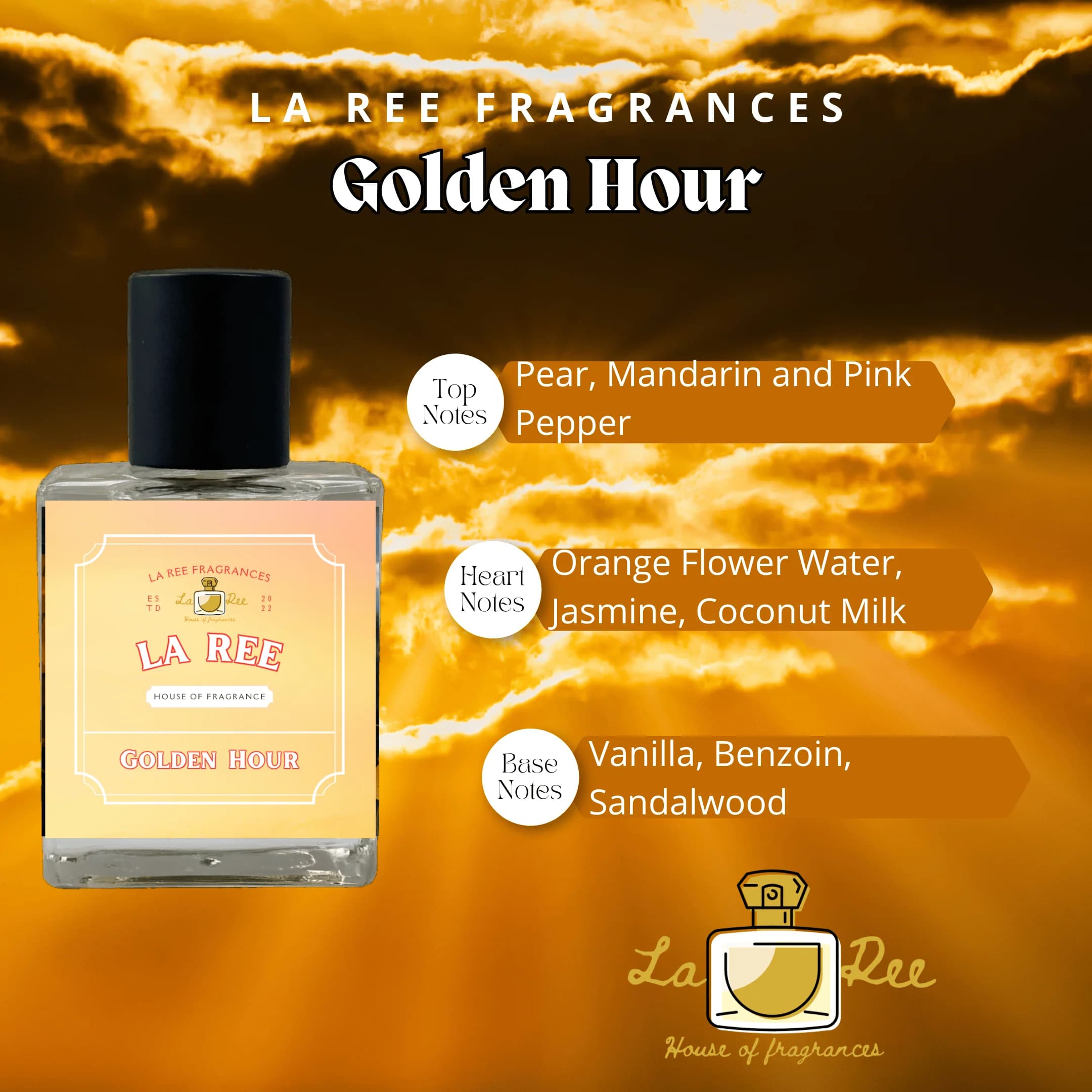 Golden Hour - La Ree Fragrances by La Ree Fragrances