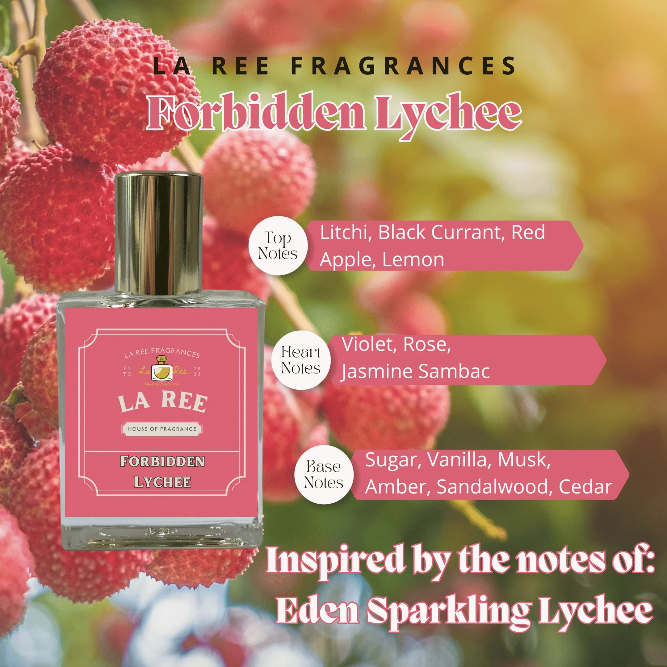 Forbidden Lychee by La Ree Fragrances