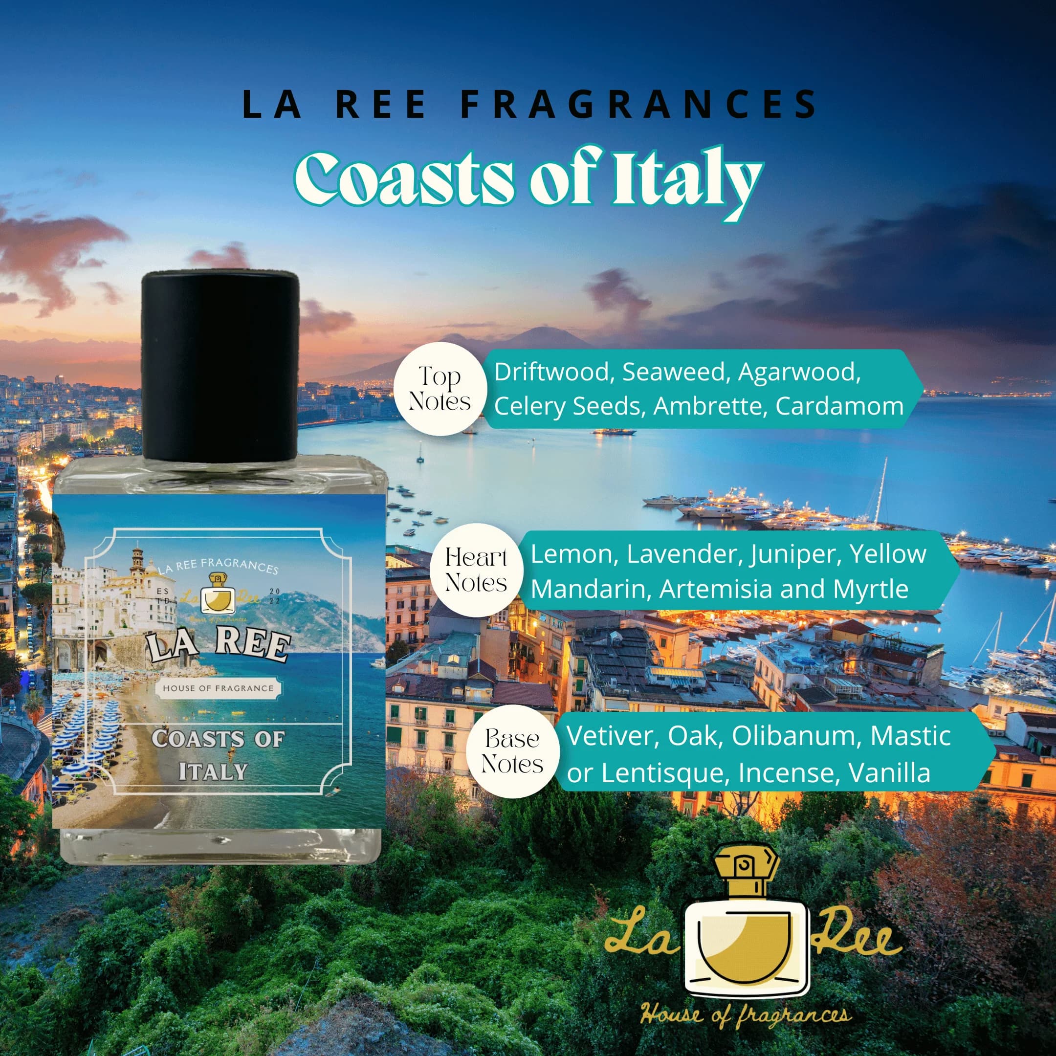 Coasts Of Italy by La Ree Fragrances