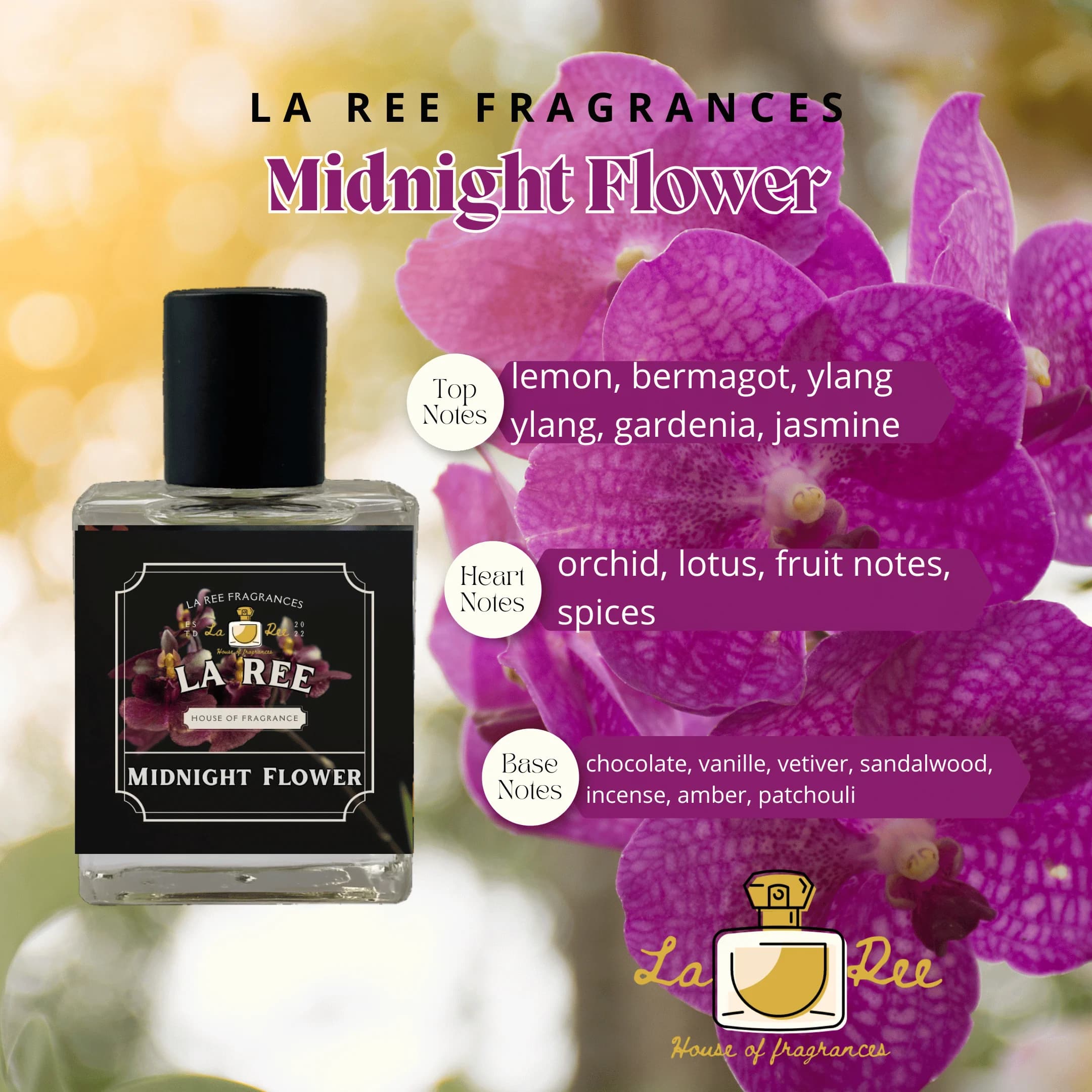 Midnight Flower - La Ree Fragrances by La Ree Fragrances