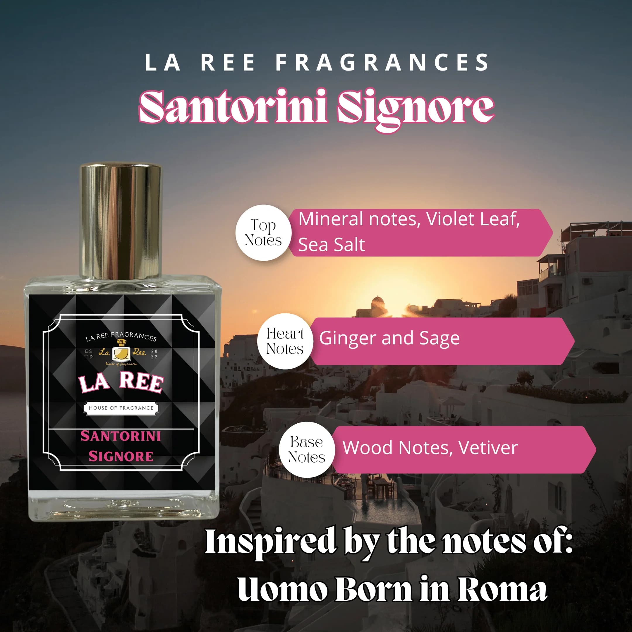 Santorini Signore by La Ree Fragrances
