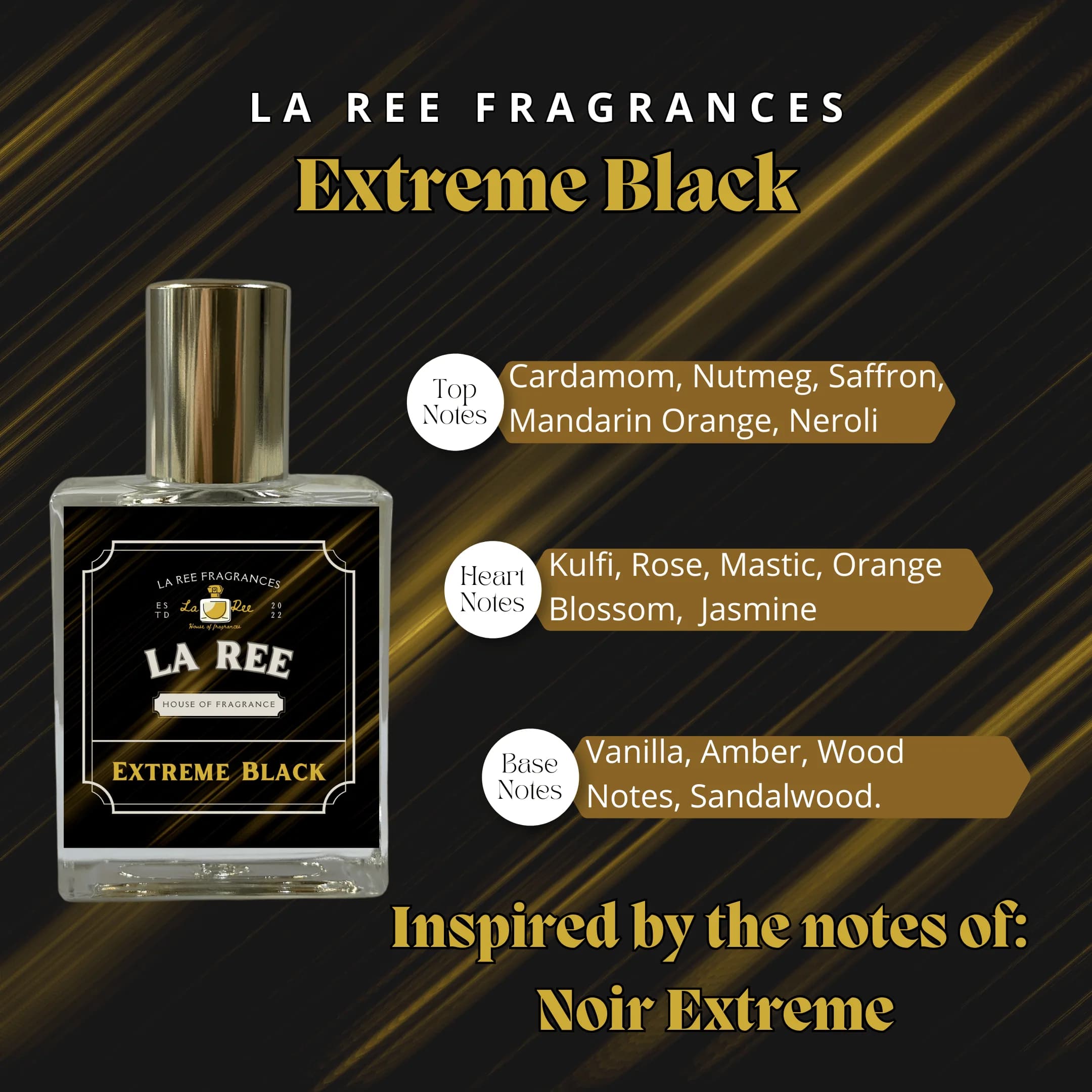 Extreme Black - La Ree Fragrances by La Ree Fragrances
