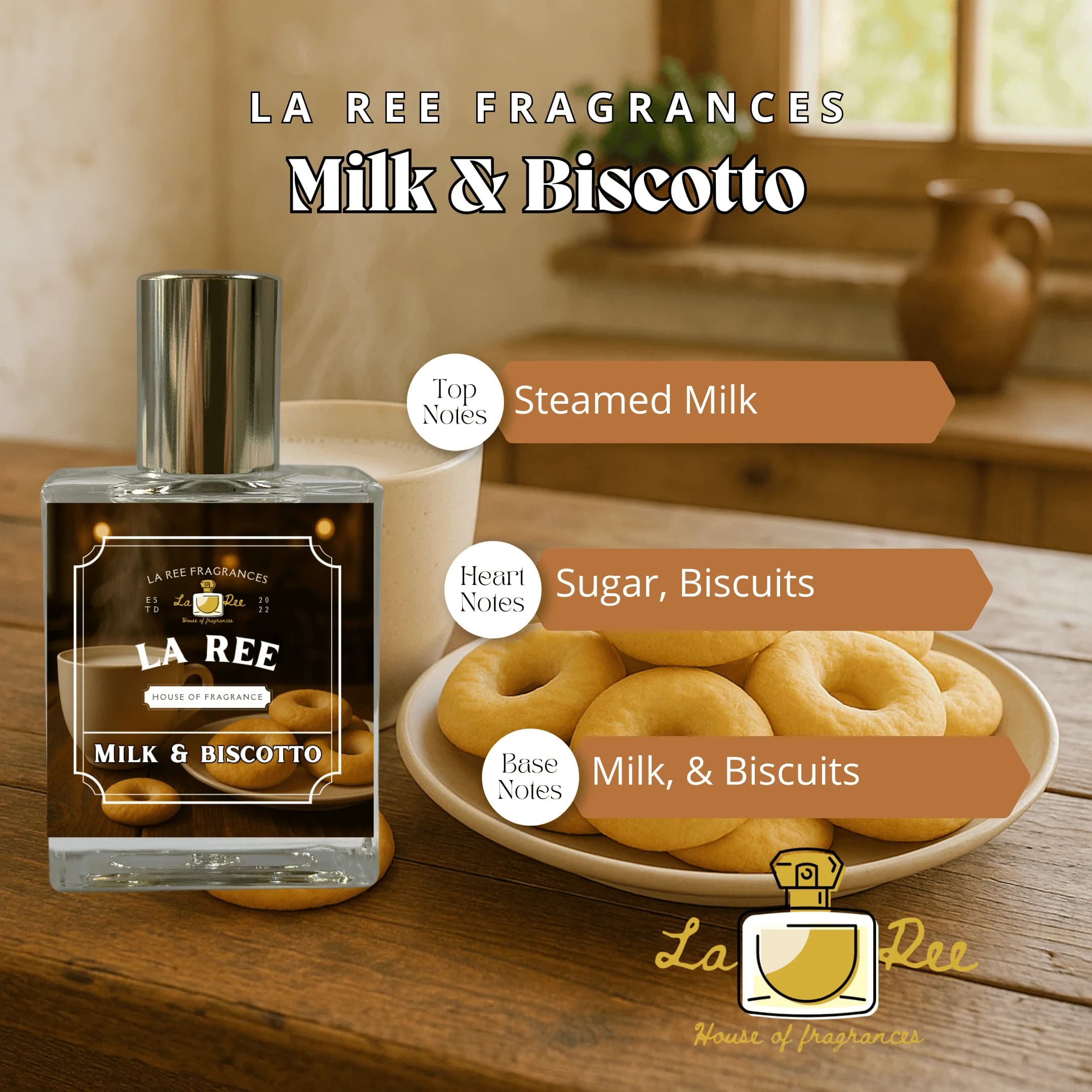 Milk & Biscotto by La Ree Fragrances