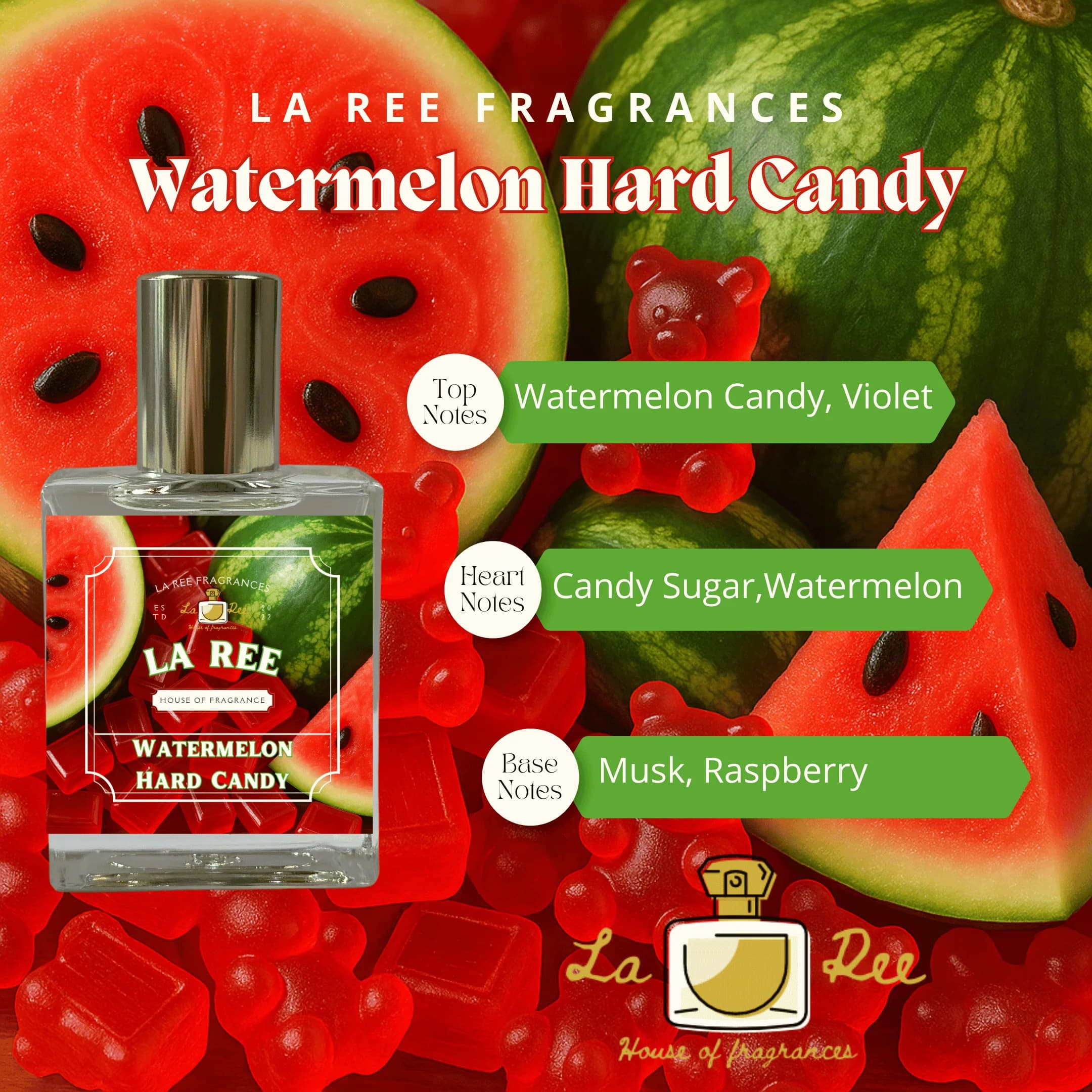 Watermelon Hard Candy by La Ree Fragrances