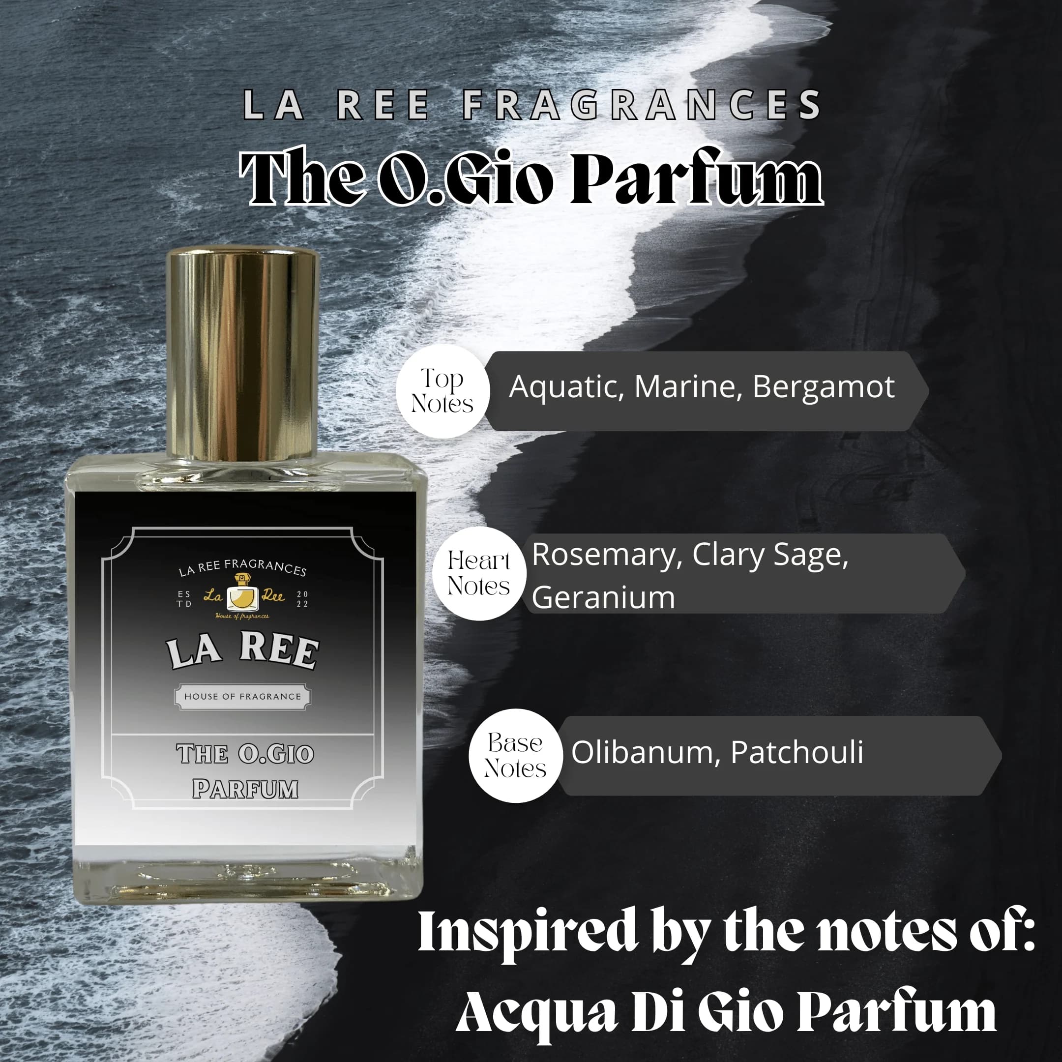 The O.gio Parfum by La Ree Fragrances