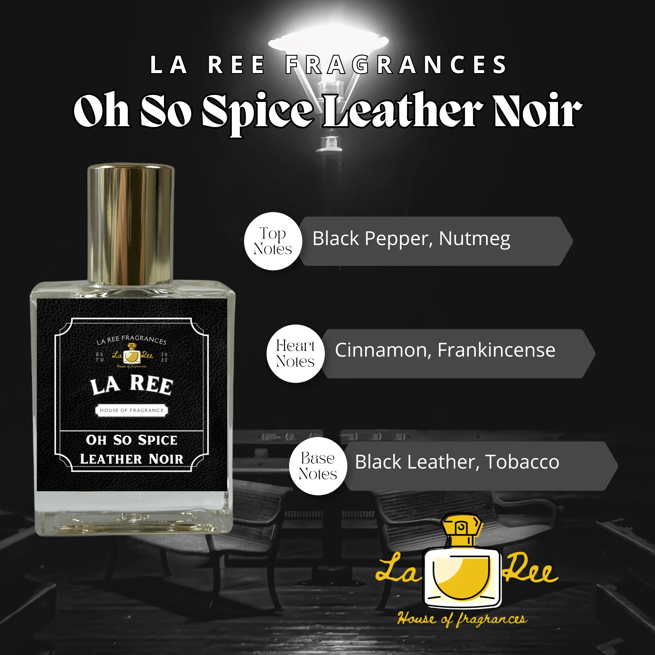 Oh So Spice Leather Noir by La Ree Fragrances