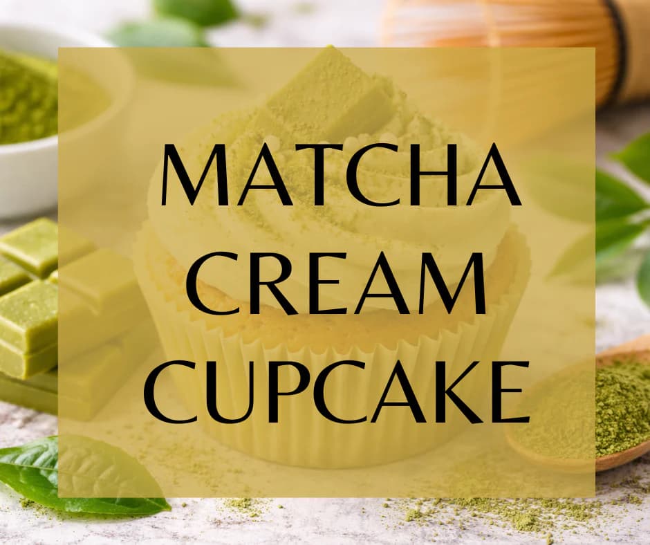Matcha Cream Cupcake by Land of Aahhs