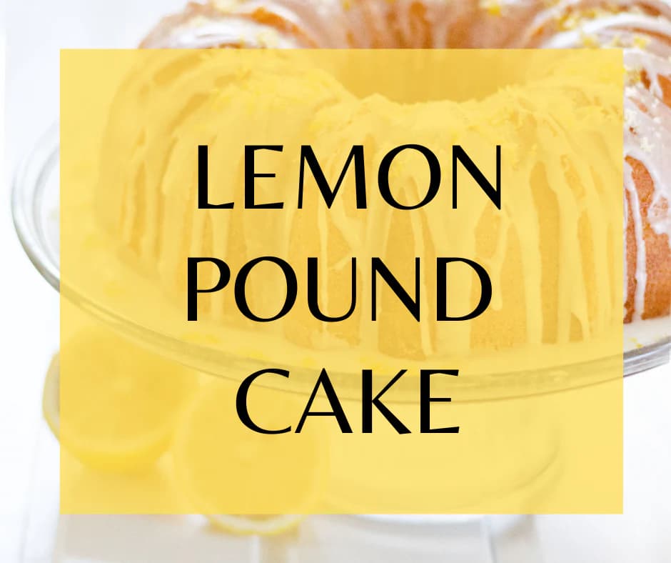 Lemon Pound Cake by Land of Aahhs