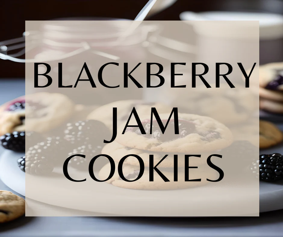 Blackberry Jam Cookies by Land of Aahhs