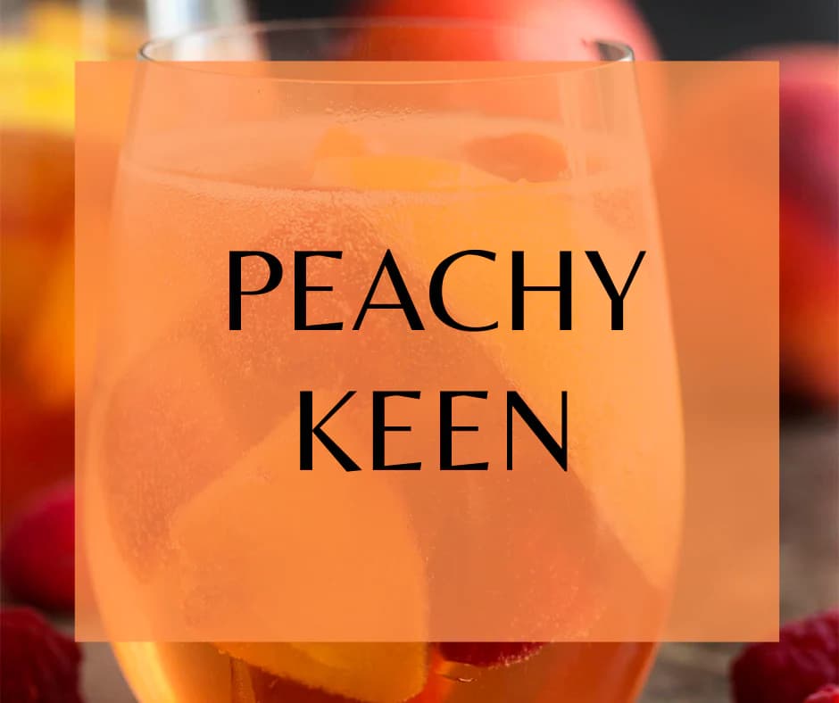 Peachy Keen Perfume Bottle