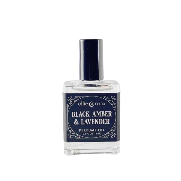 Black Amber And Lavender Perfume Bottle