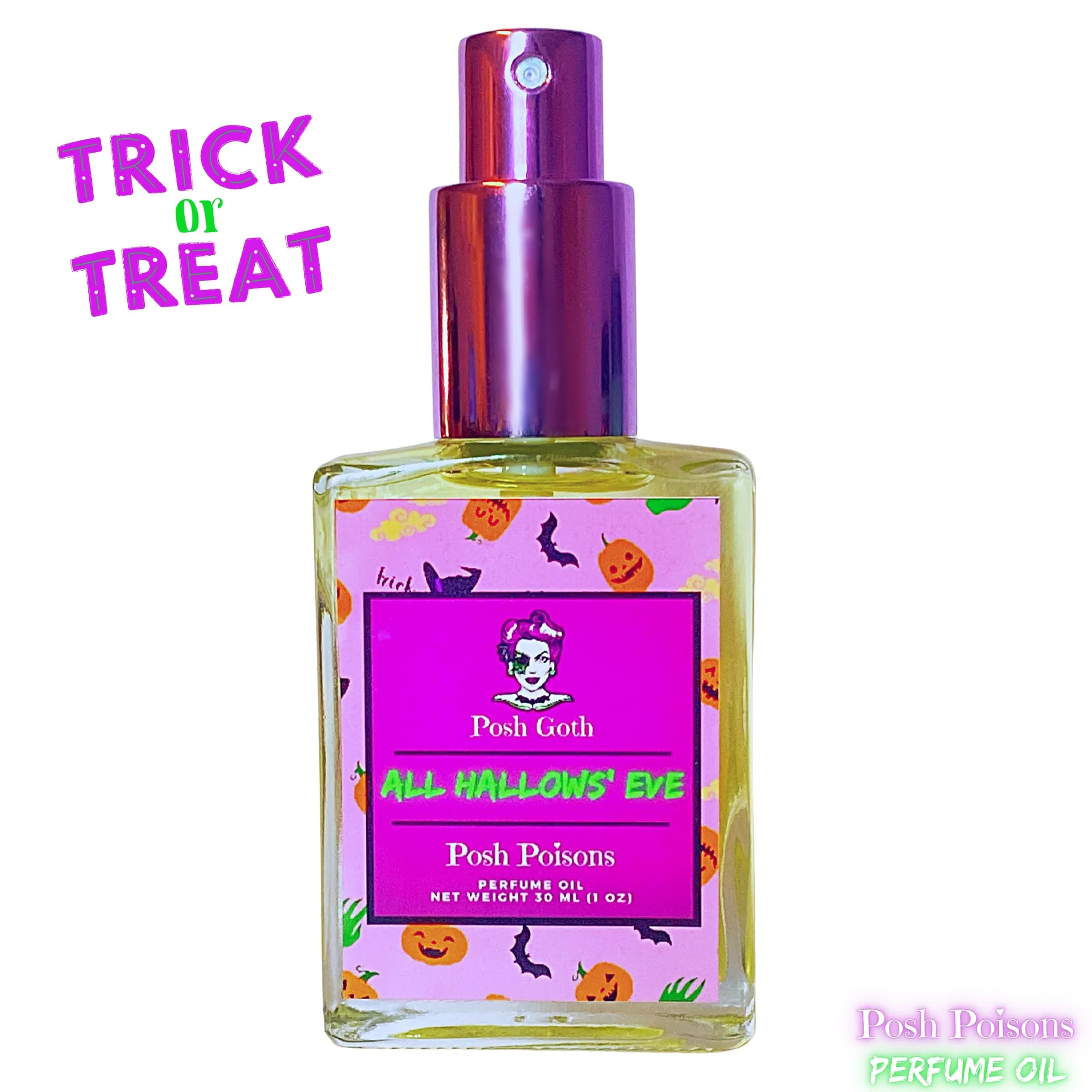 All Hallows' Eve - Posh Goth Perfume Bottle
