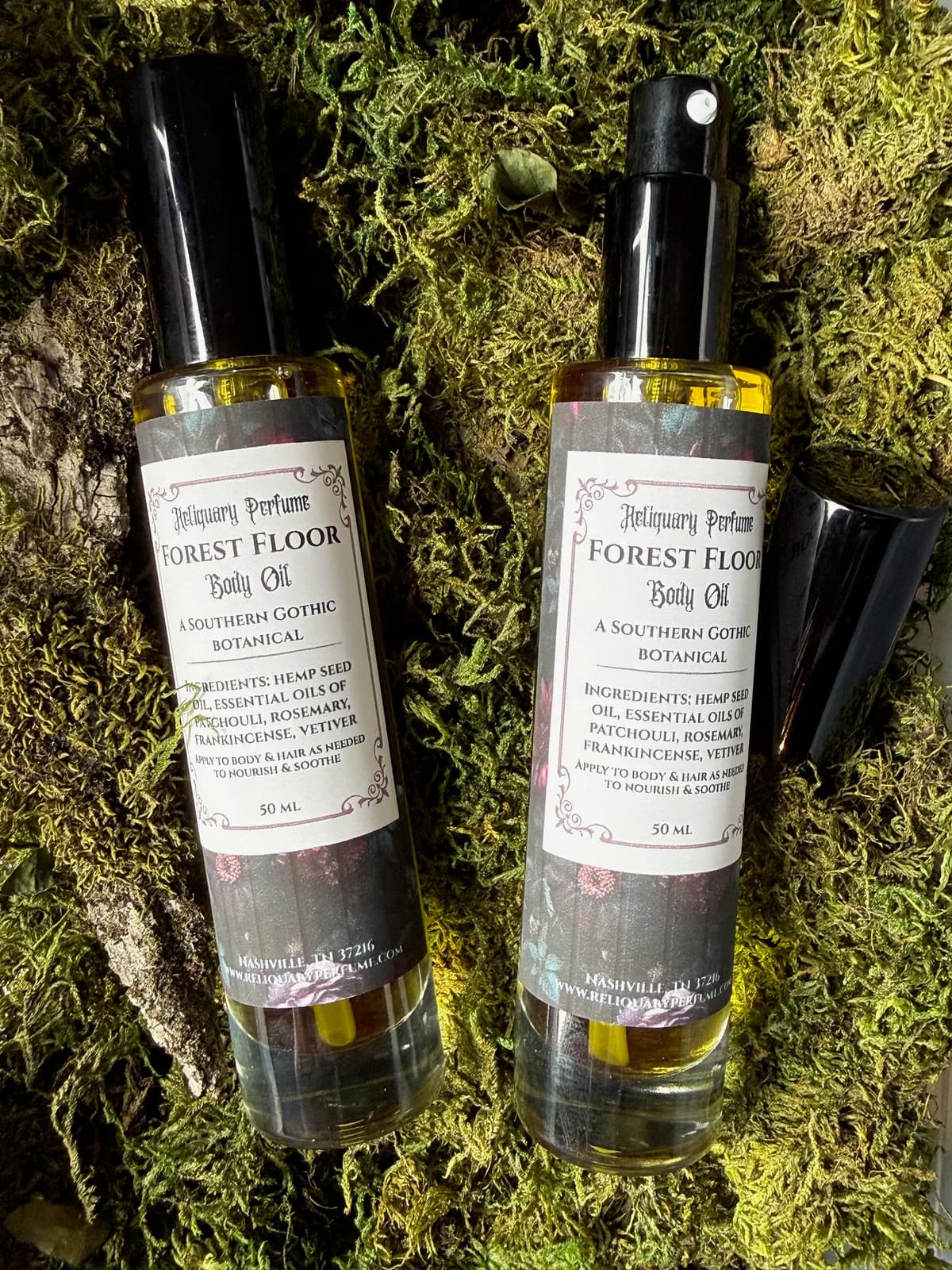 Forest Floor | Grounding Body Oil Perfume Bottle