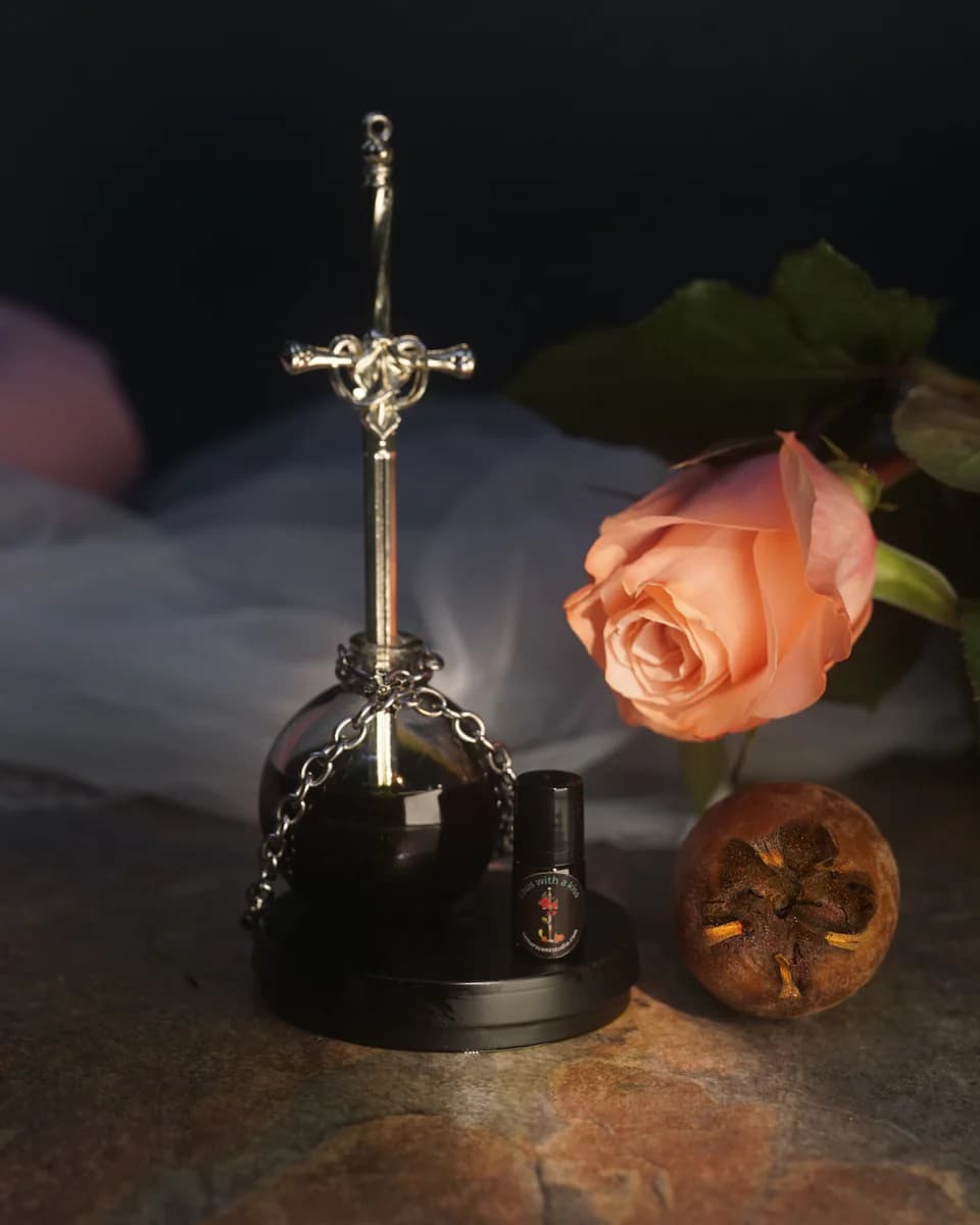 Thus With a Kiss Perfume Bottle