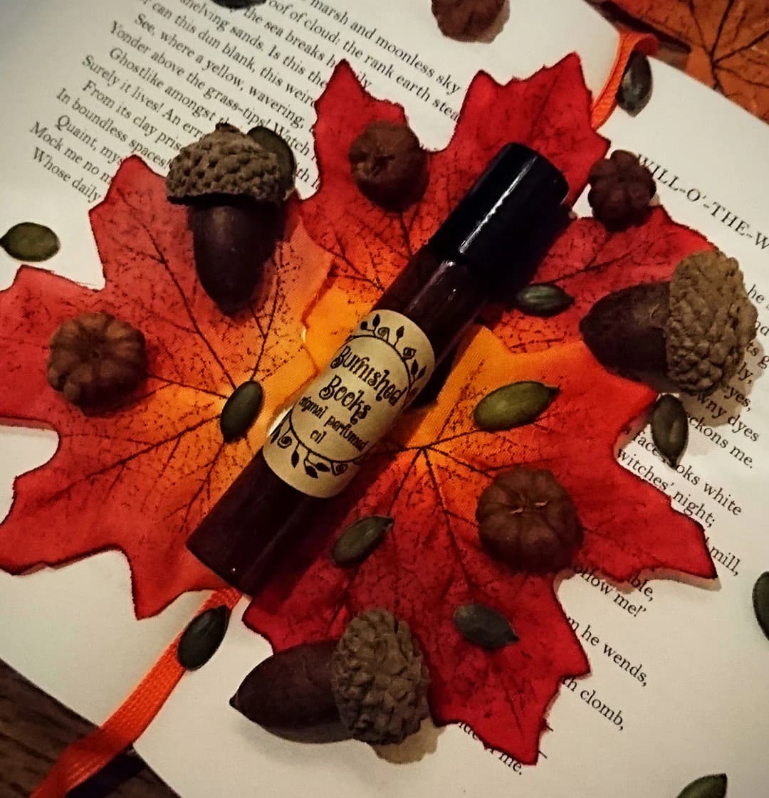 Burnished Books Perfume Bottle
