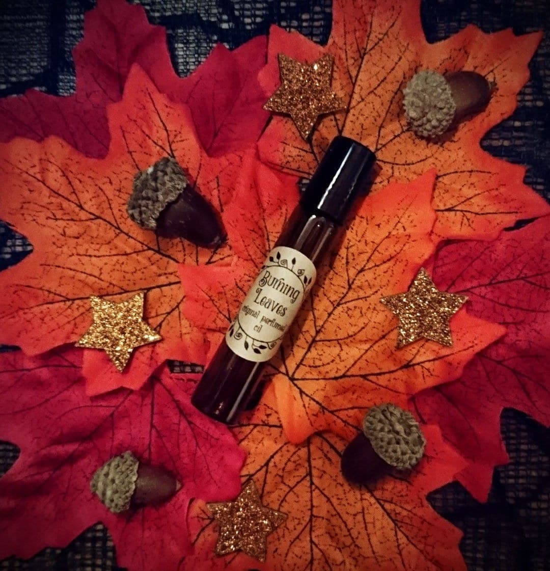 Burning Leaves - Simons Nest Perfume Bottle