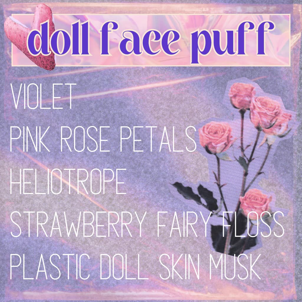 Doll Face Puff Perfume Bottle