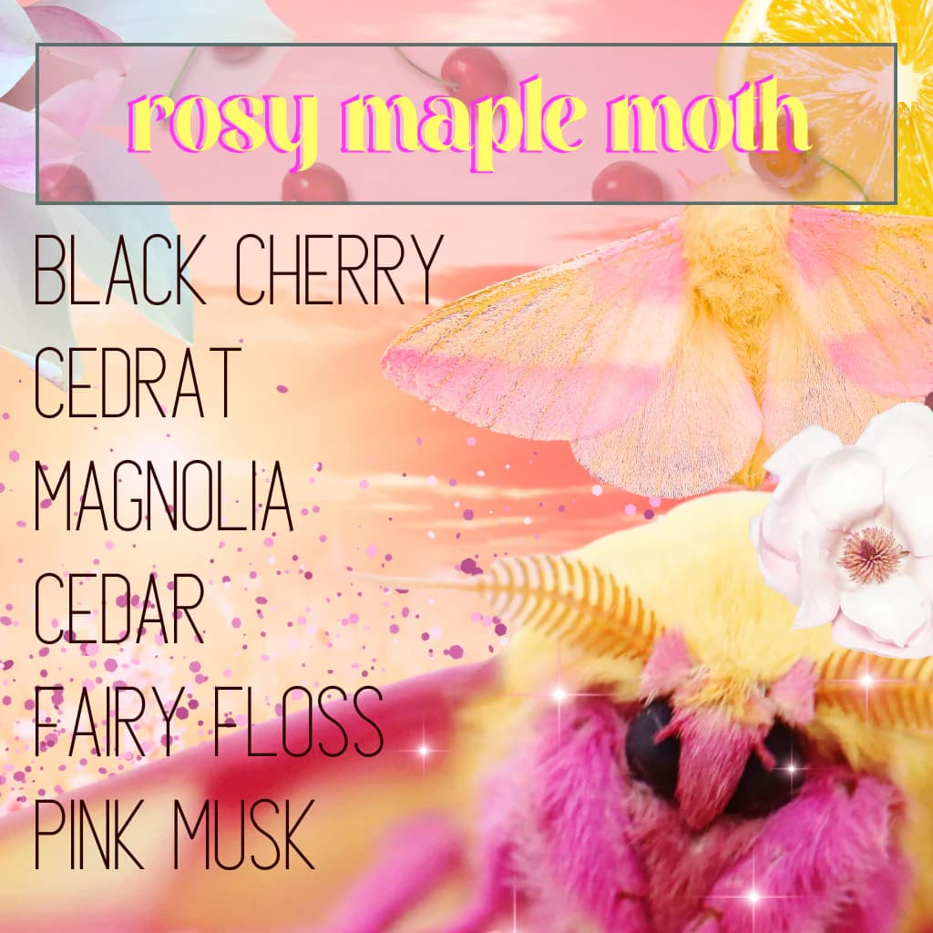 Rosy Maple Moth Perfume Bottle