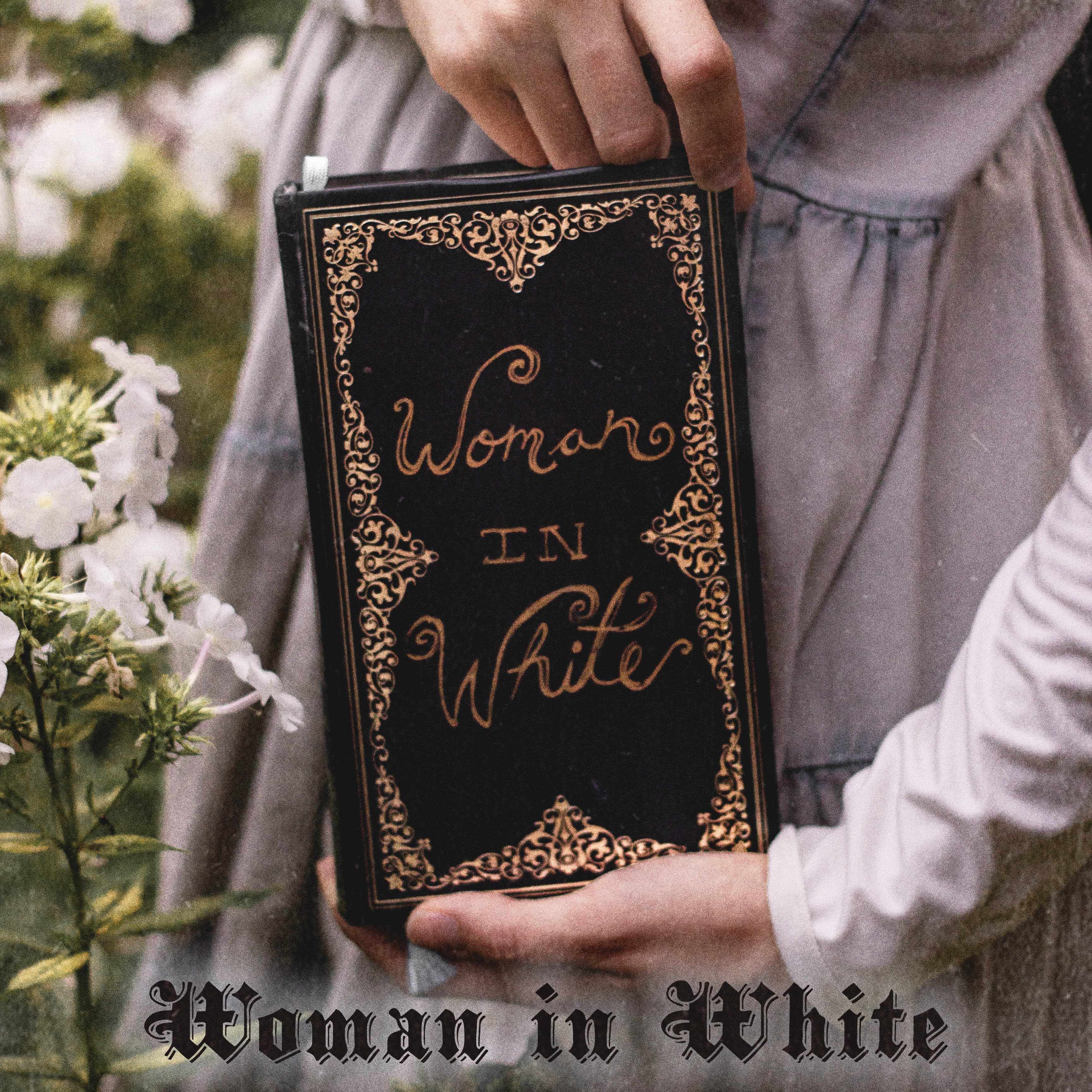Woman In White Perfume Bottle