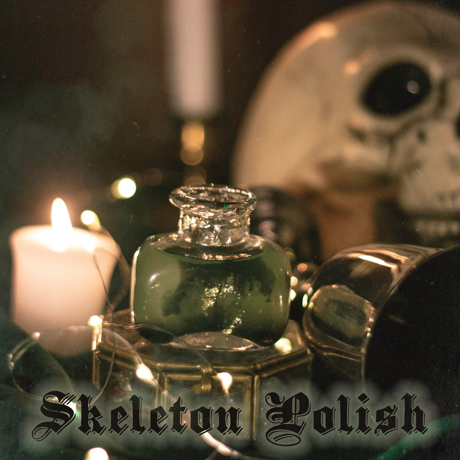 Skeleton Polish Perfume Bottle