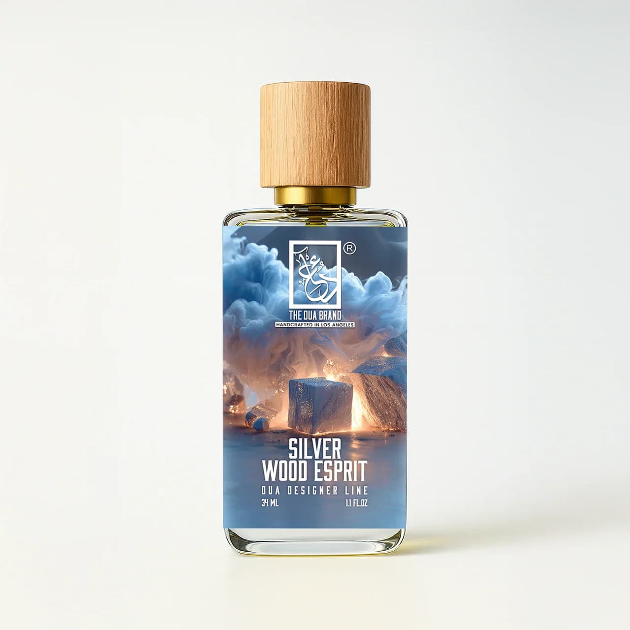 Silver Wood Esprit Perfume Bottle
