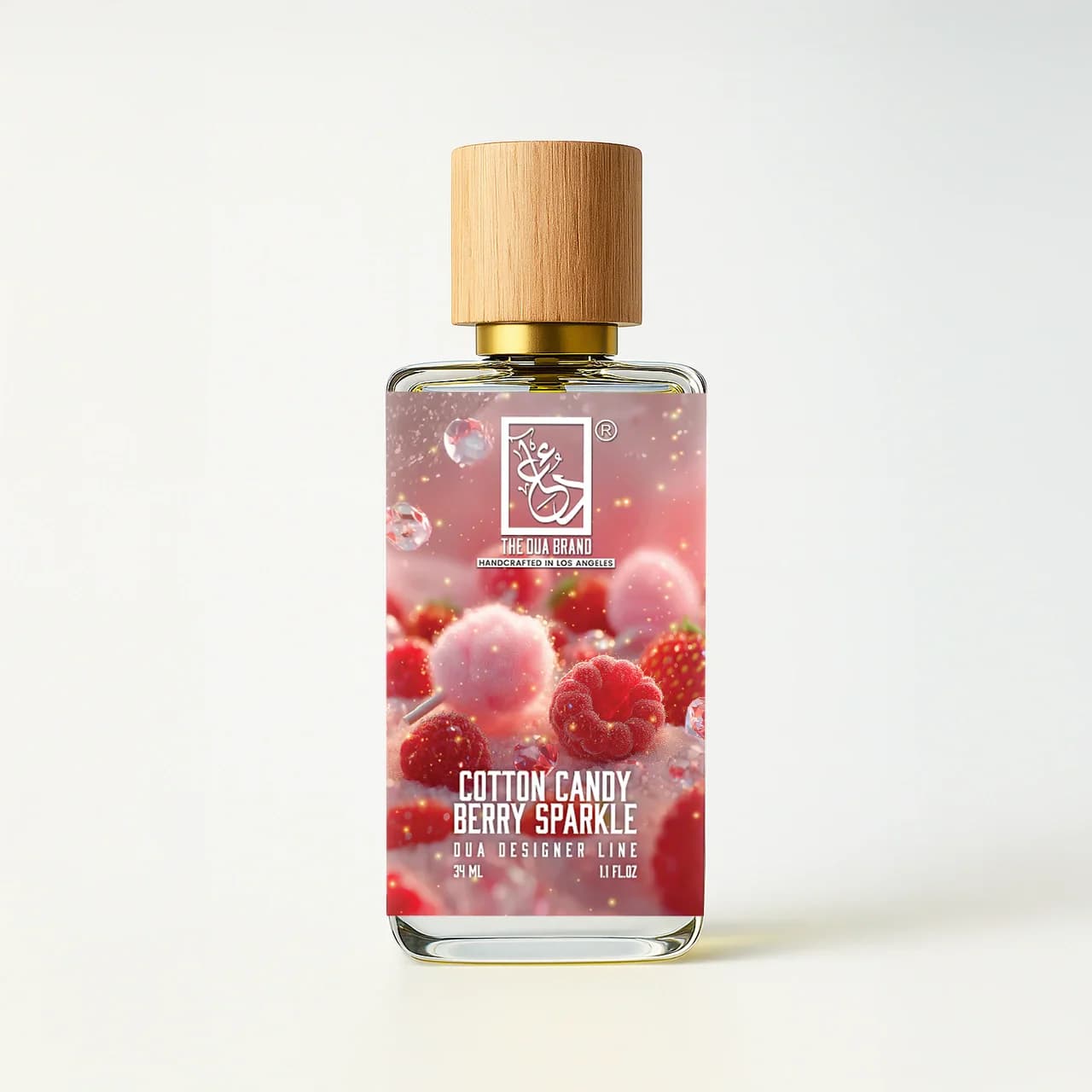Cotton Candy Berry Sparkle Perfume Bottle