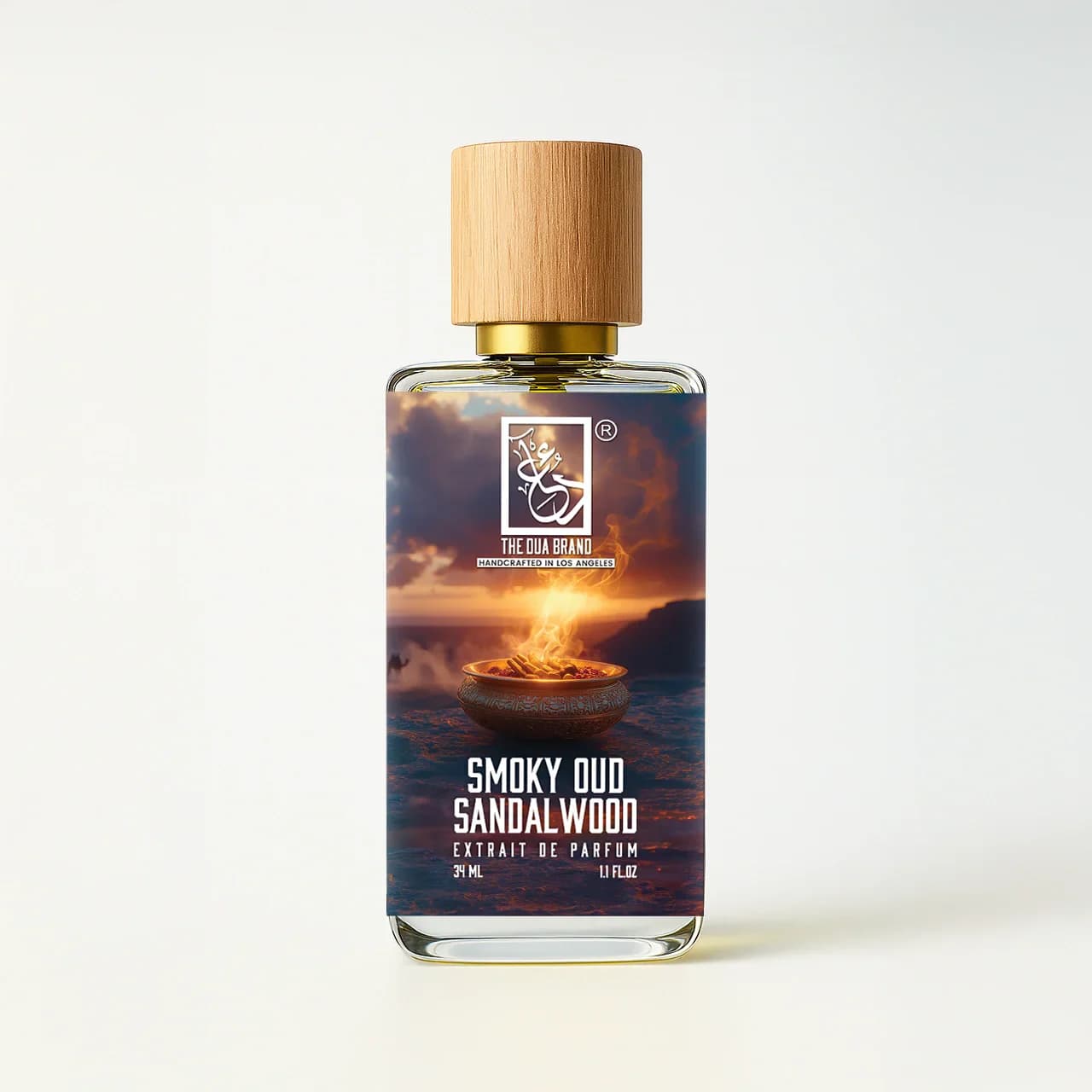 Smoky Oud Sandalwood Perfume Bottle