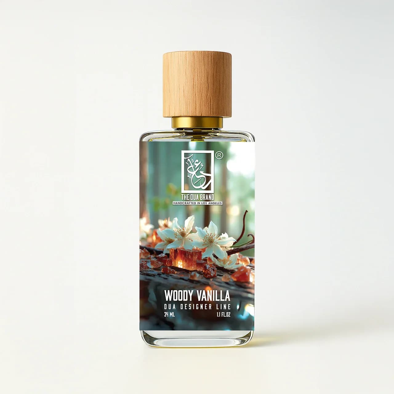 Woody Vanilla Perfume Bottle