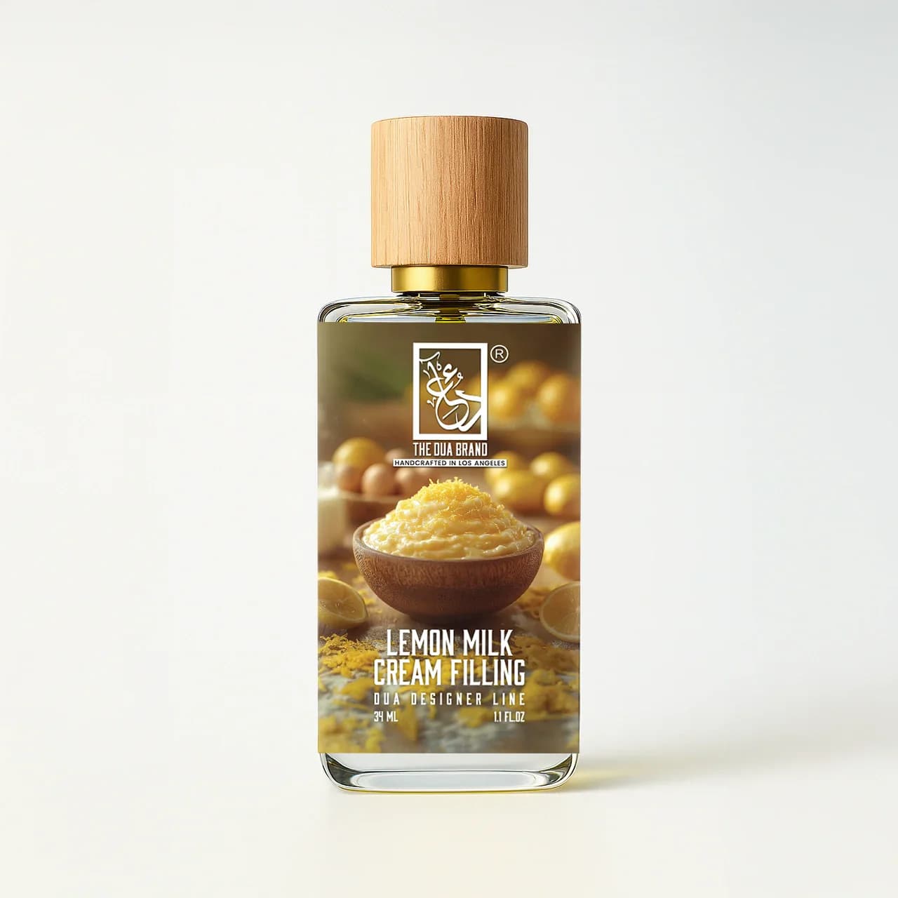 Lemon Milk Cream Filling Perfume Bottle