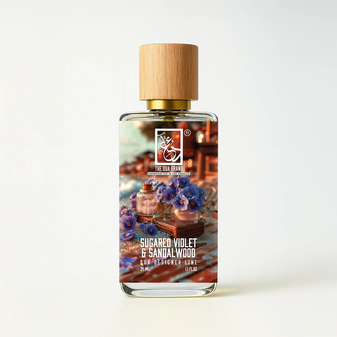 Sugared Violet & Sandalwood Perfume Bottle