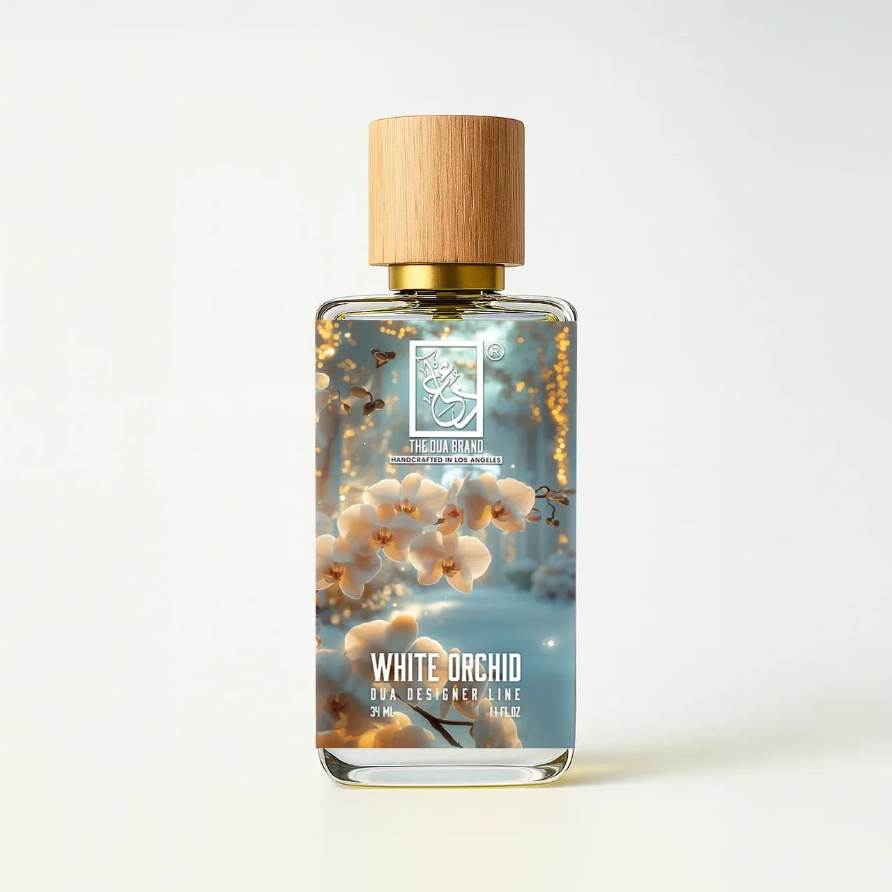 White Orchid Perfume Bottle