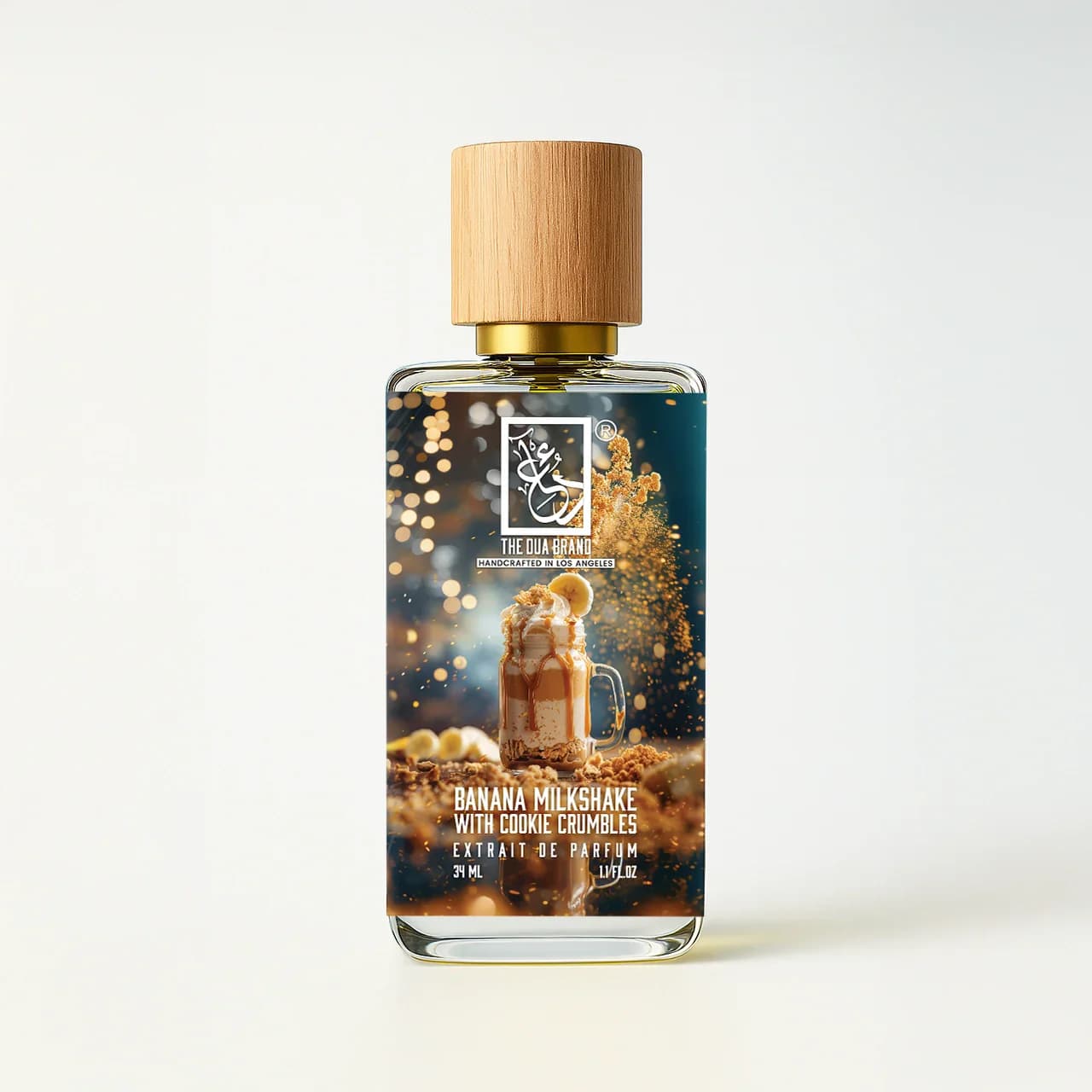 Banana Milkshake With Cookie Crumbles Perfume Bottle