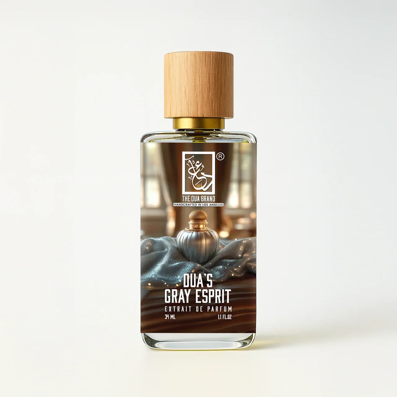 Dua's Gray Esprit Perfume Bottle