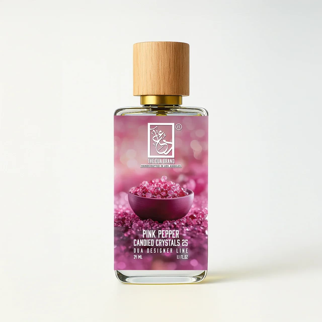 Pink Pepper Candied Crystals 25 by The Dua Brand