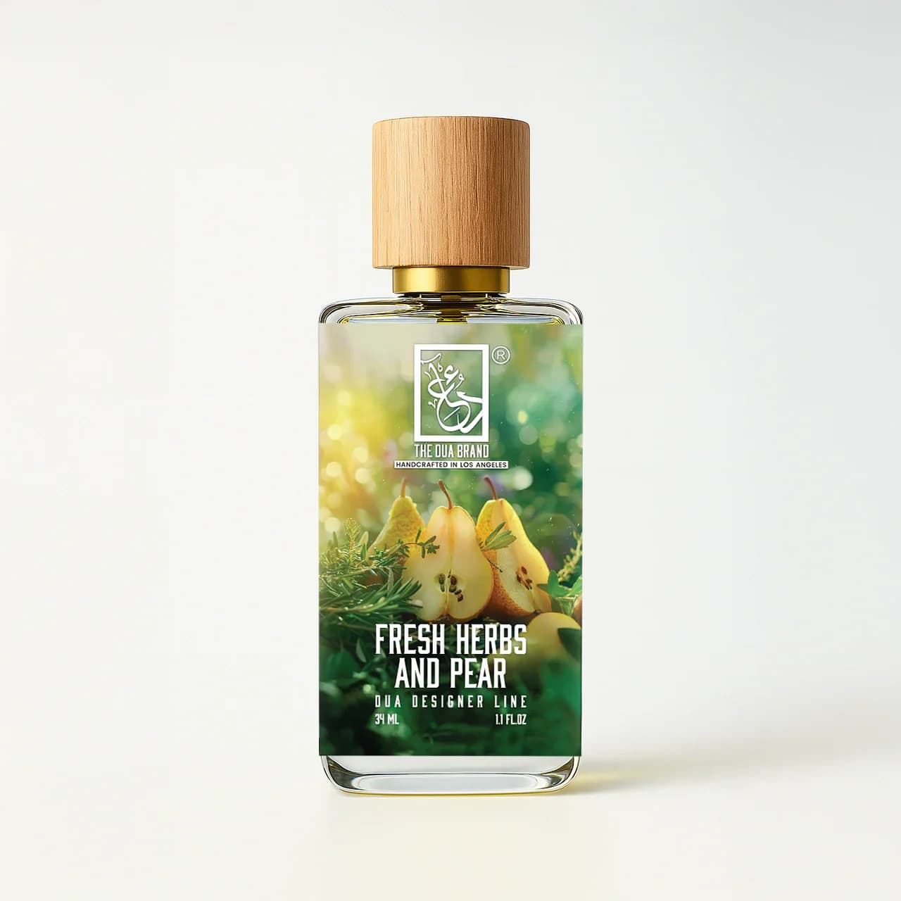 Fresh Herbs And Pear Perfume Bottle