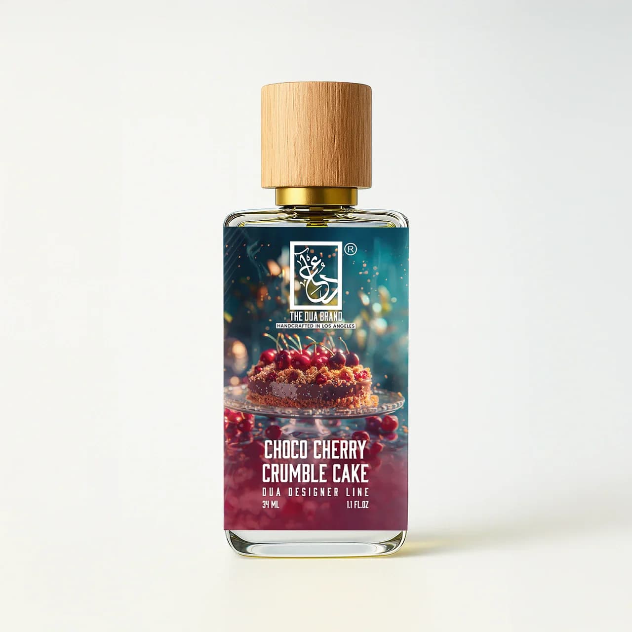 Choco Cherry Crumble Cake by The Dua Brand