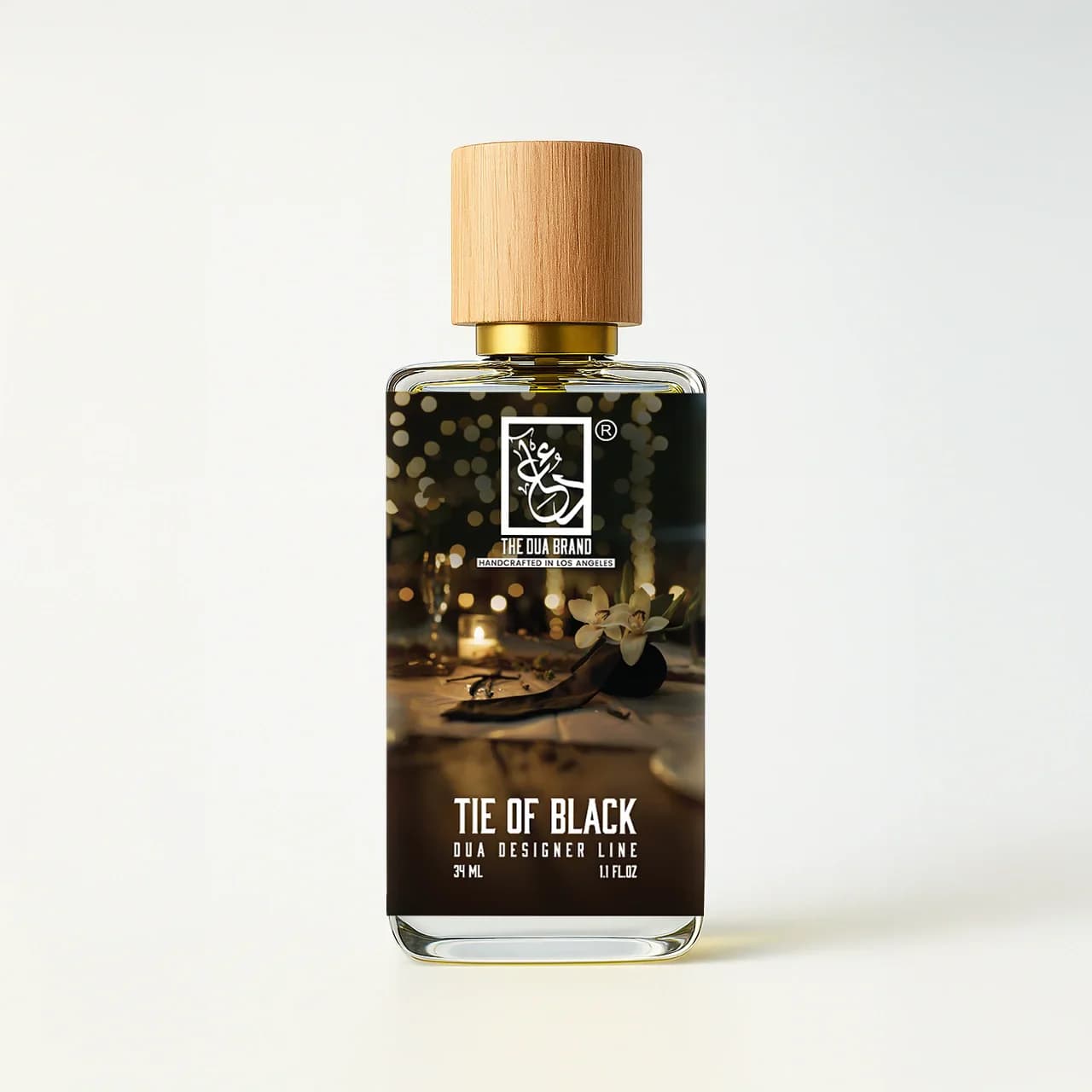 Tie Of Black Perfume Bottle