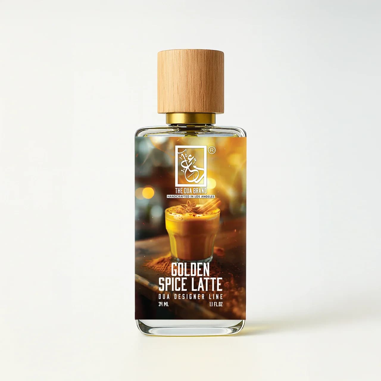 Golden Spice Latte Perfume Bottle