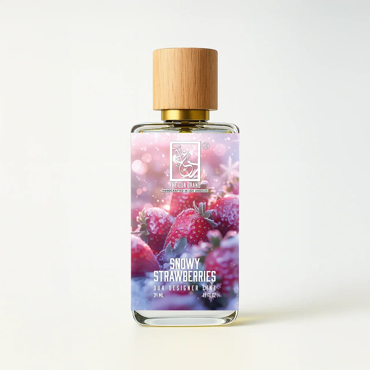 Snowy Strawberries Perfume Bottle