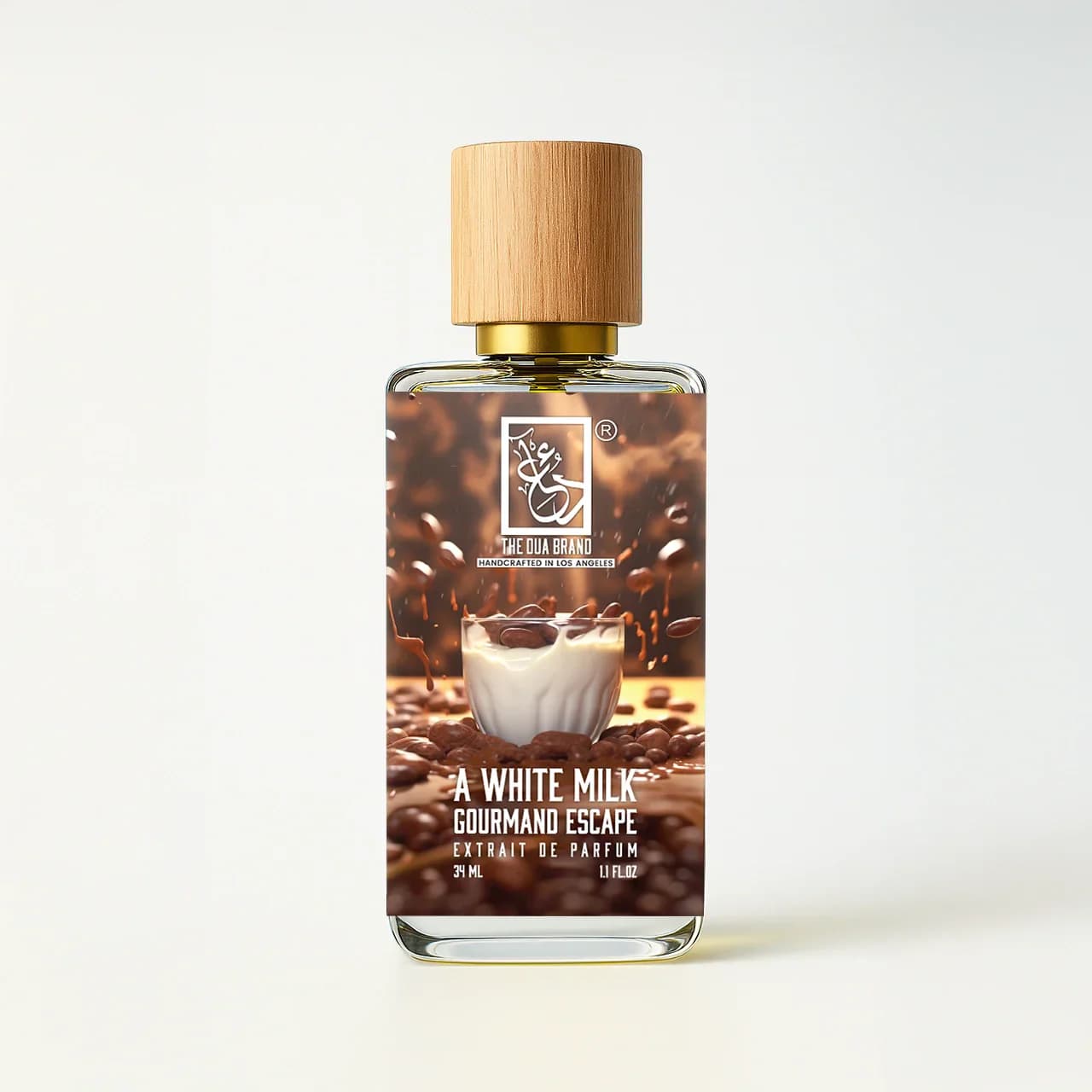 A White Milk Gourmand Escape Perfume Bottle