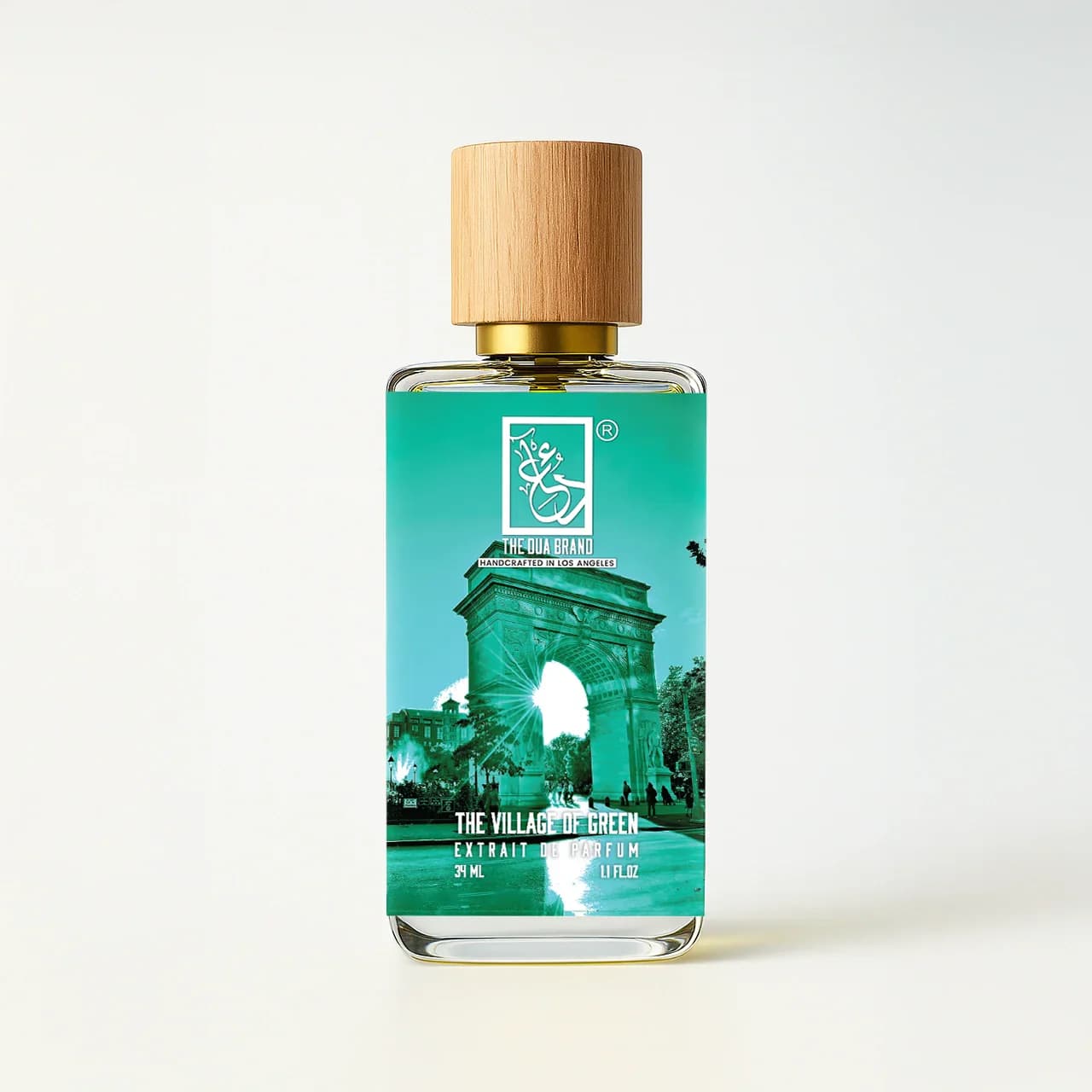 The Village Of Green Perfume Bottle