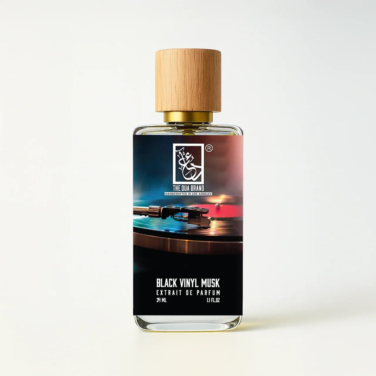 Black Vinyl Musk Perfume Bottle