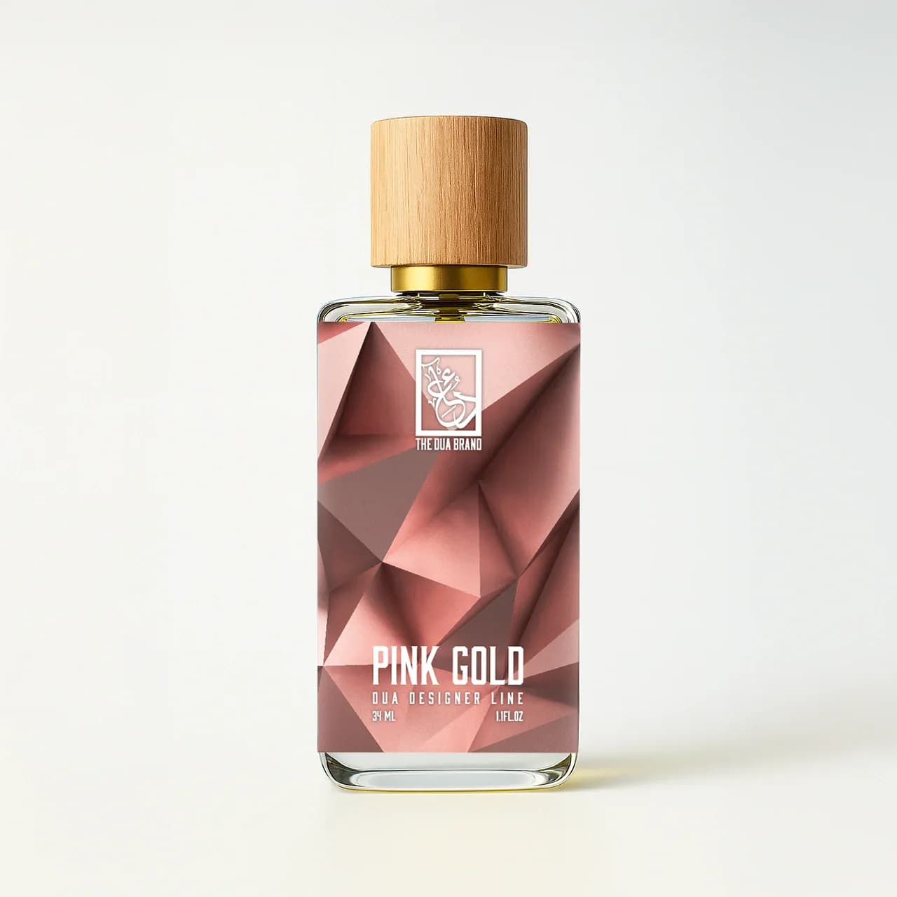 Pink Gold Perfume Bottle